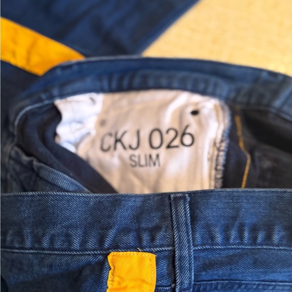 Calvin Klein Jeans - Blue with Yellow Accent - Picture 7 of 9